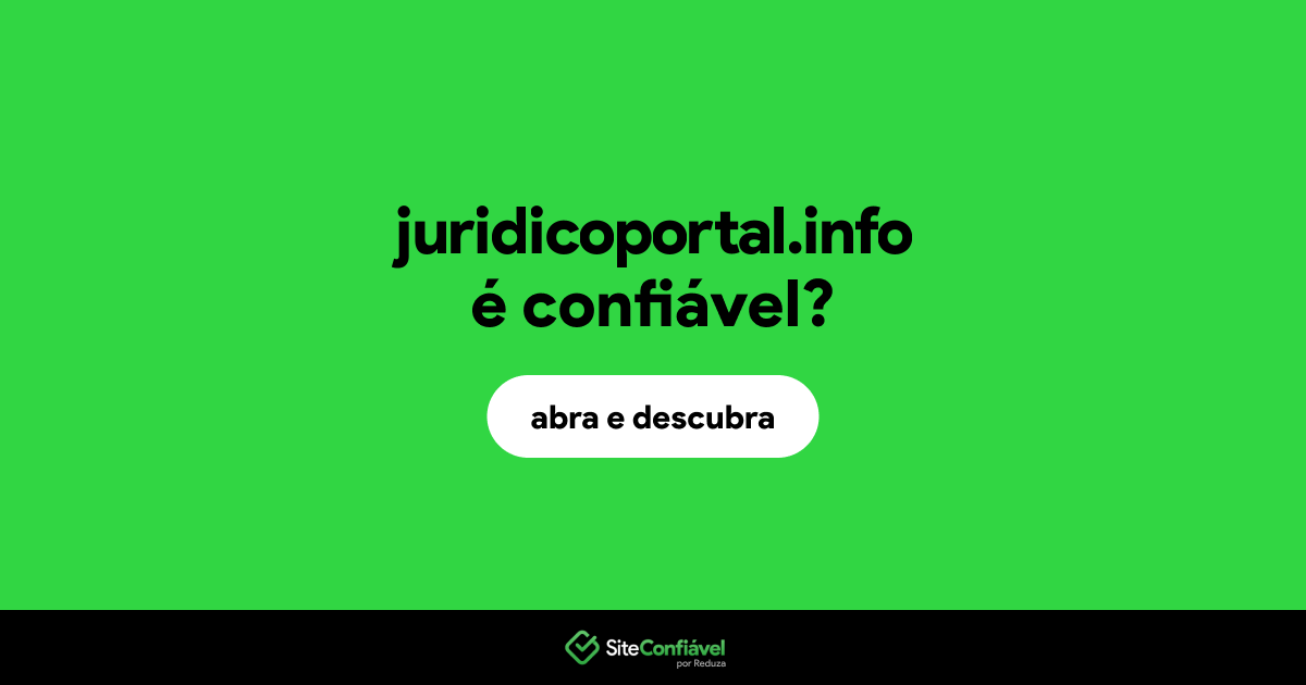 O site juridicoportal.info é confiável?