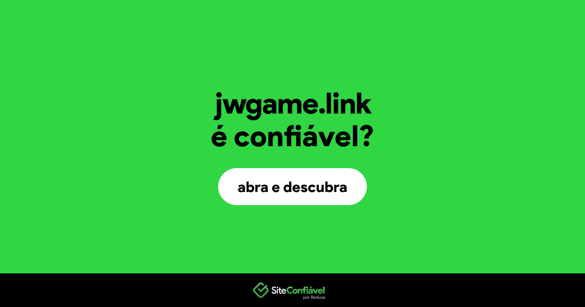 O site jwgame.link é confiável?