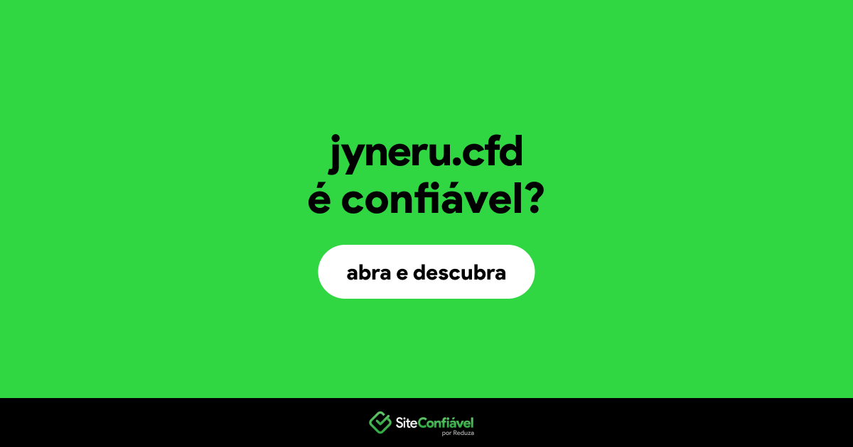 O site jyneru.cfd é confiável?