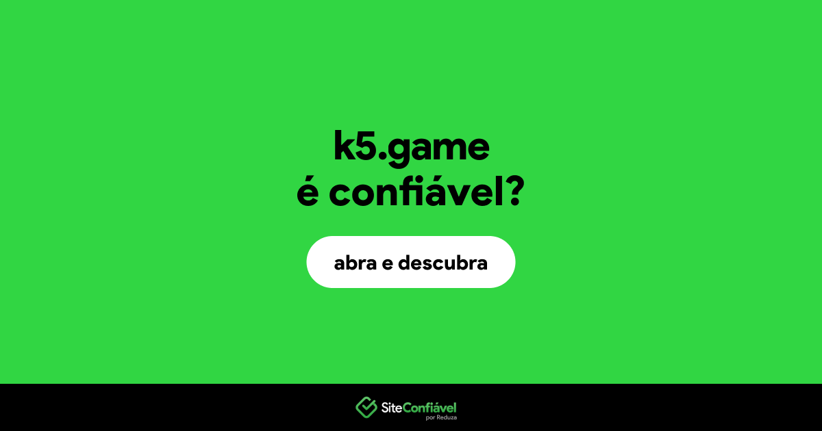 O site k5.game é confiável?