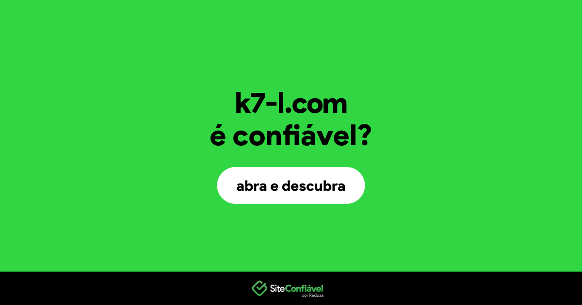 O site k7-l.com é confiável?