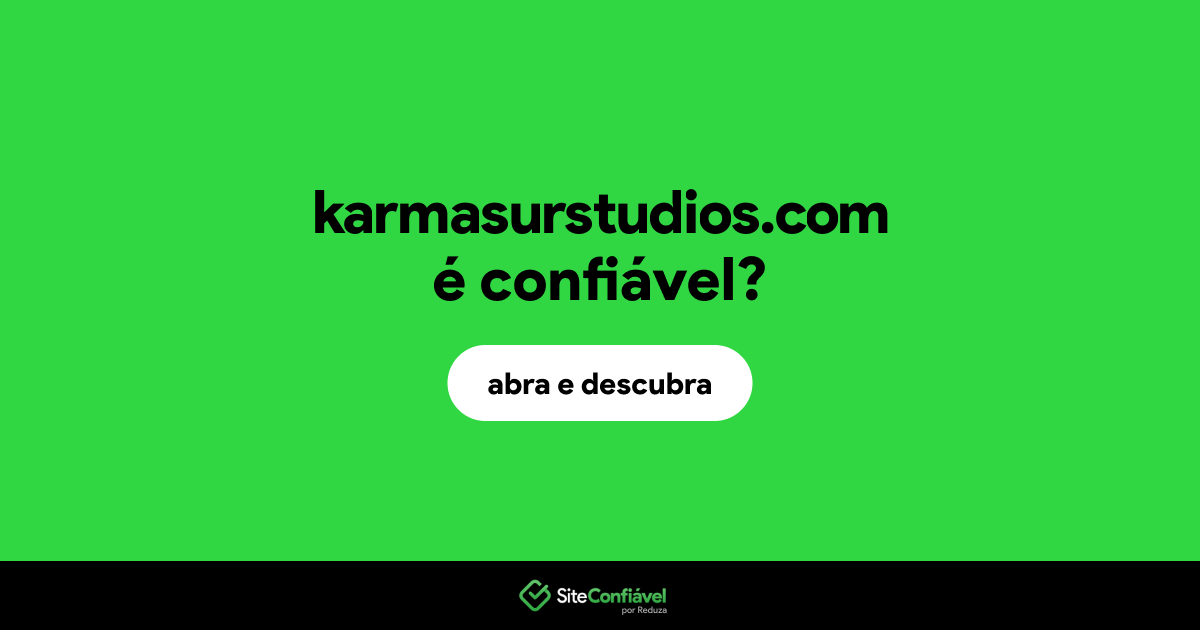 O site karmasurstudios.com é confiável?