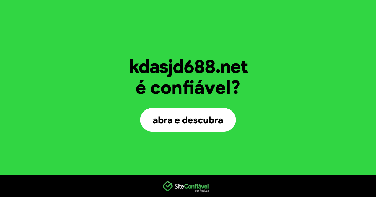 O site kdasjd688.net é confiável?