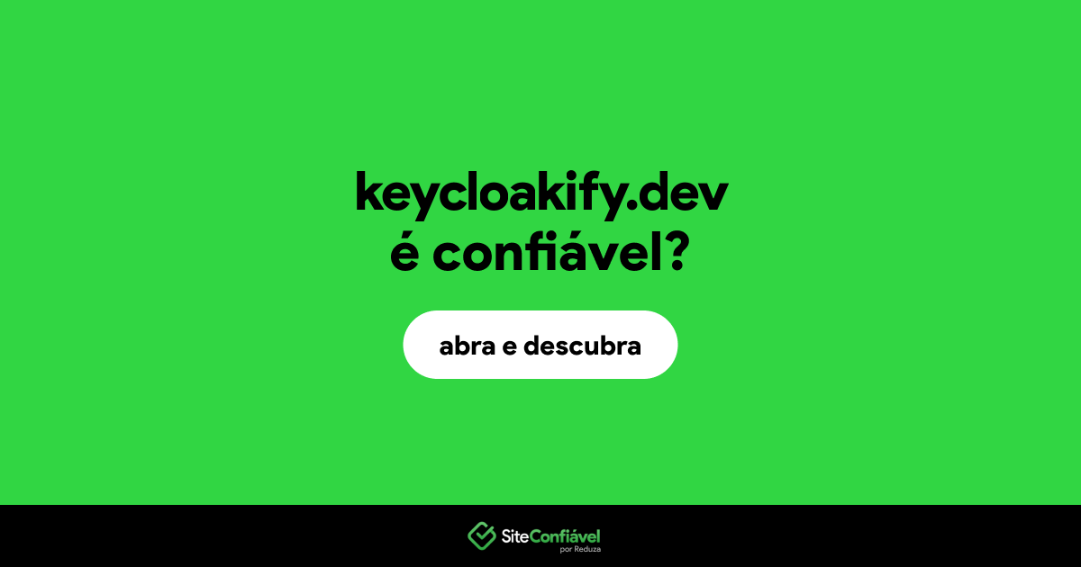 O site keycloakify.dev é confiável?