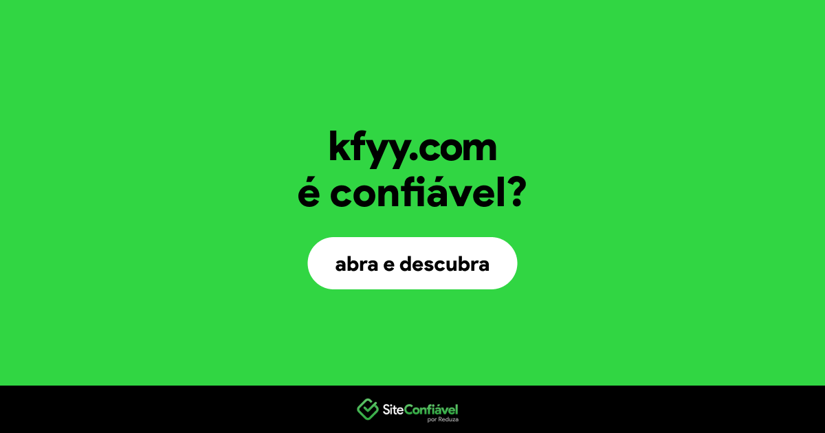 O site kfyy.com é confiável?
