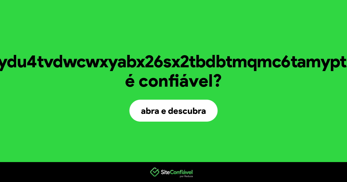 O site kgaalsjzcz3o2ydu4tvdwcwxyabx26sx2tbdbtmqmc6tamyptpdhk5id.onion é confiável?
