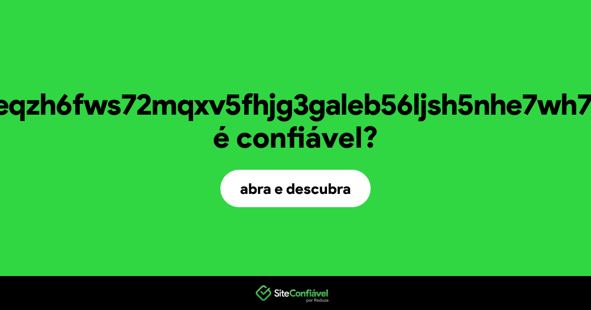 O site kidiflix4m7aeqzh6fws72mqxv5fhjg3galeb56ljsh5nhe7wh76gztyd.onion é confiável?