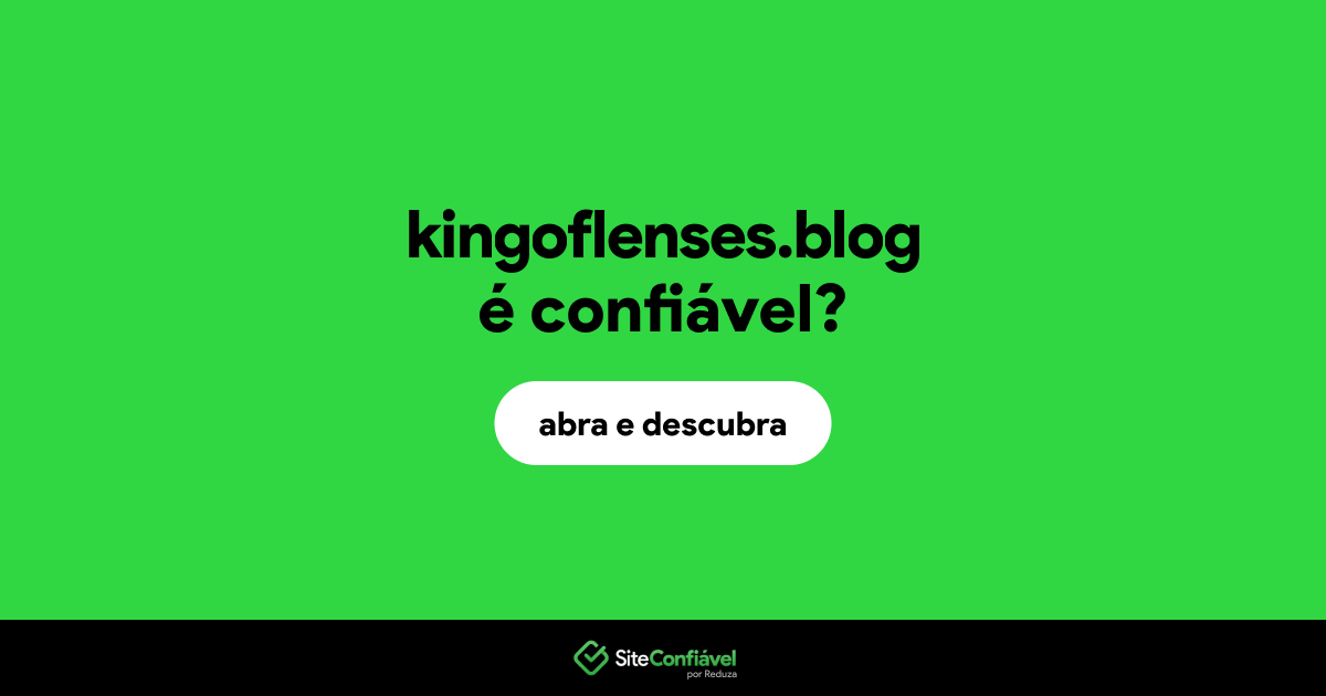 O site kingoflenses.blog é confiável?