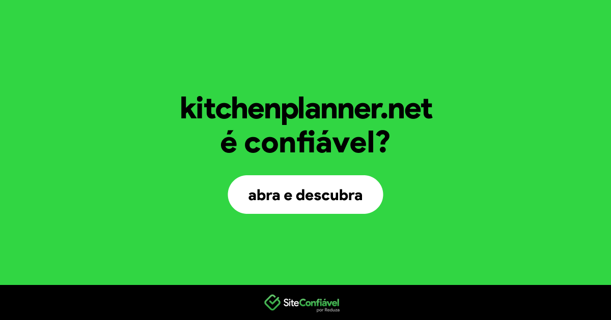 O site kitchenplanner.net é confiável?