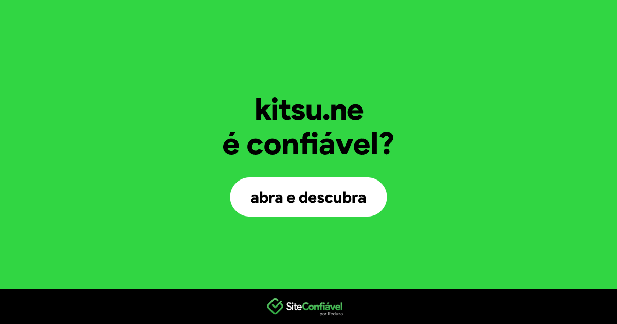 O site kitsu.ne é confiável?