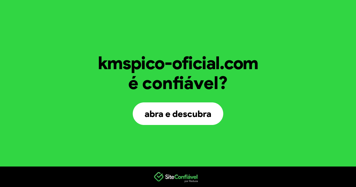 O site kmspico-oficial.com é confiável?