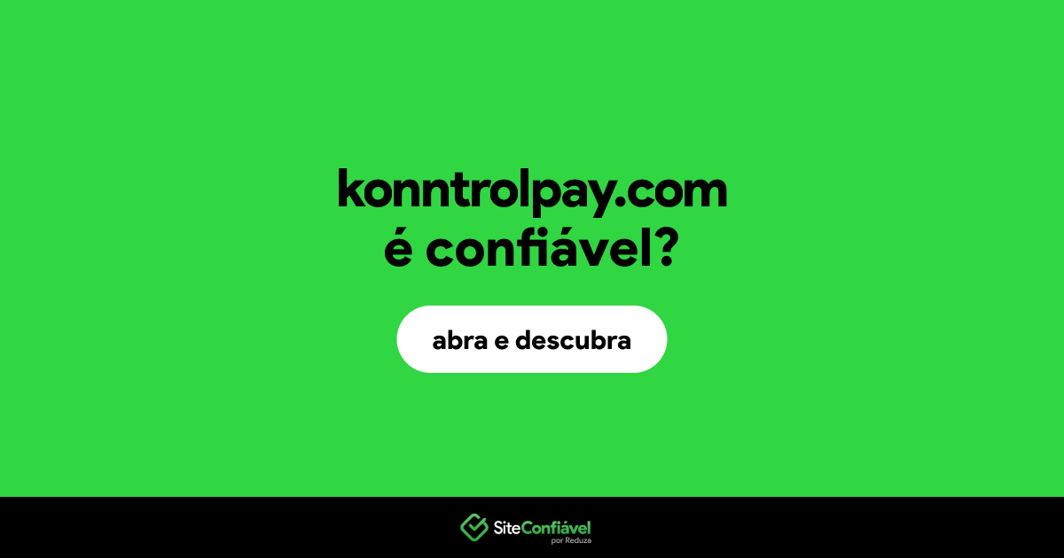 O site konntrolpay.com é confiável?