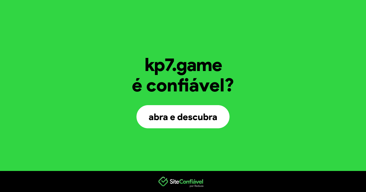 O site kp7.game é confiável?