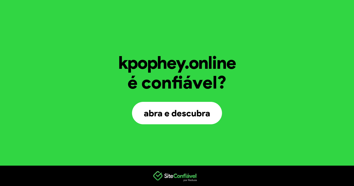 O site kpophey.online é confiável?
