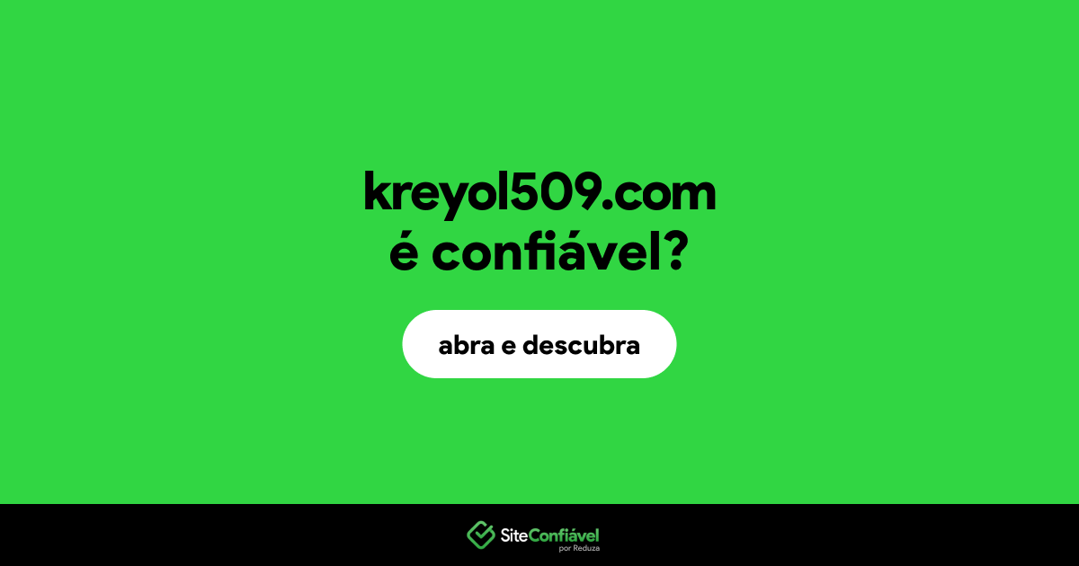 O site kreyol509.com é confiável?