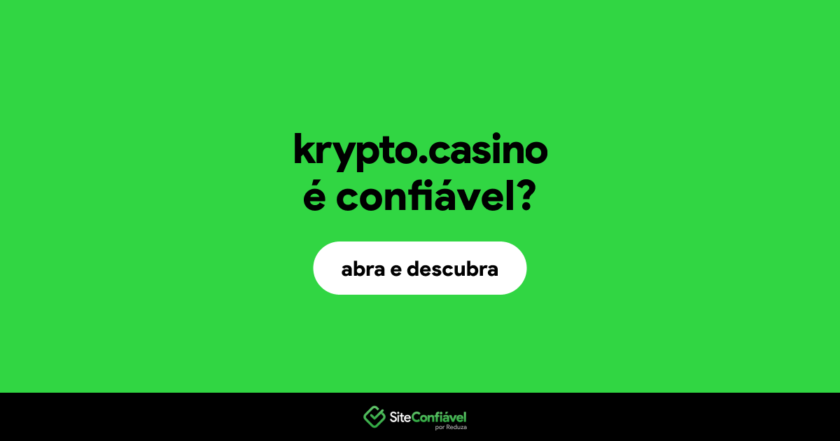 O site krypto.casino é confiável?