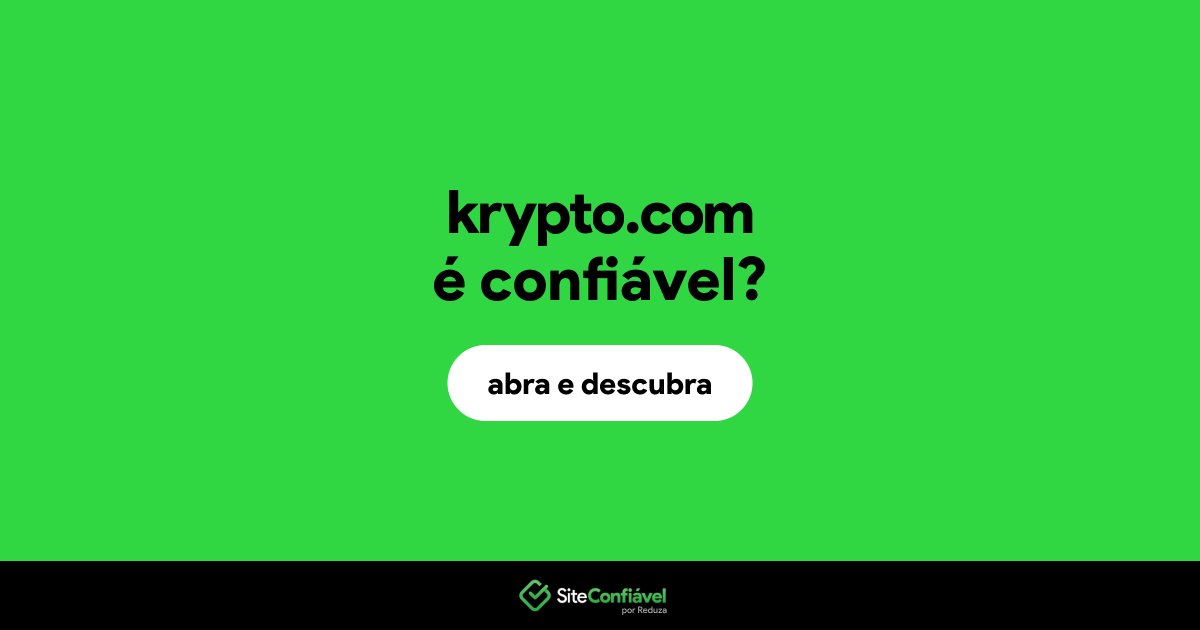 O site krypto.com é confiável?