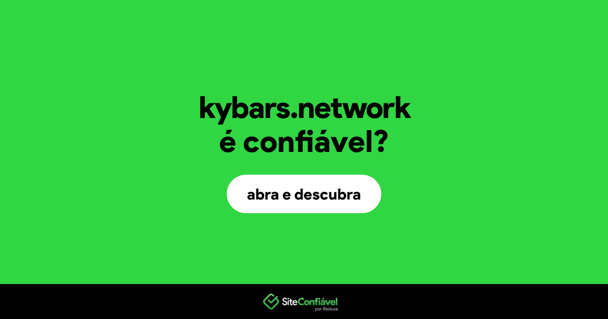 O site kybars.network é confiável?