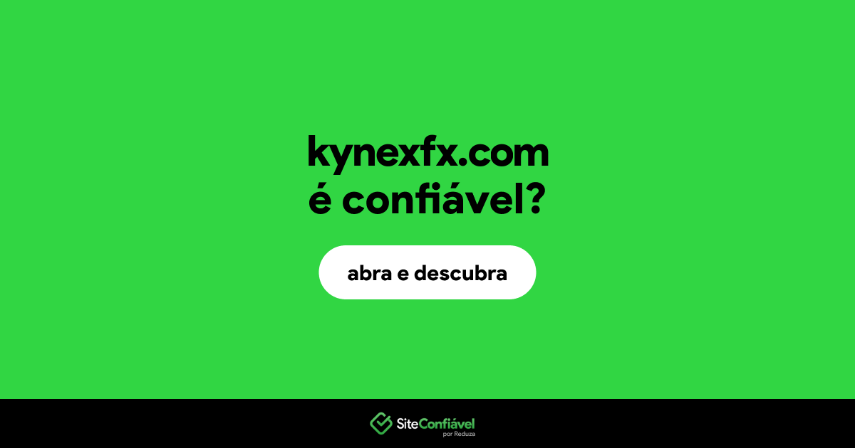 O site kynexfx.com é confiável?