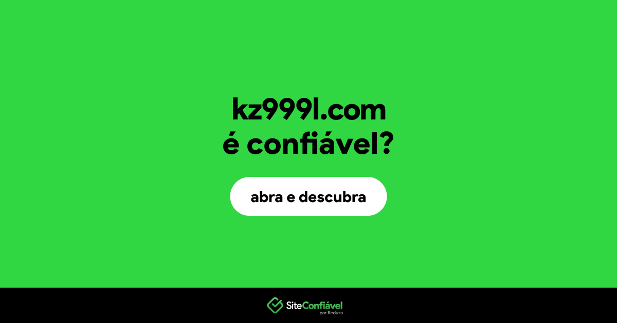 O site kz999l.com é confiável?