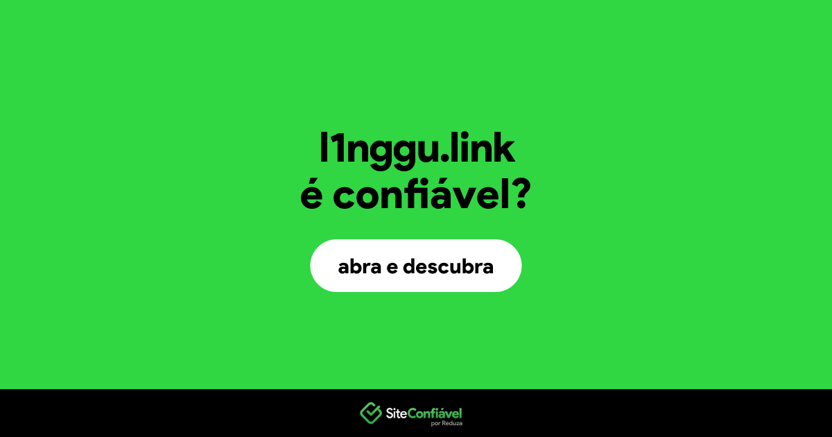 O site l1nggu.link é confiável?