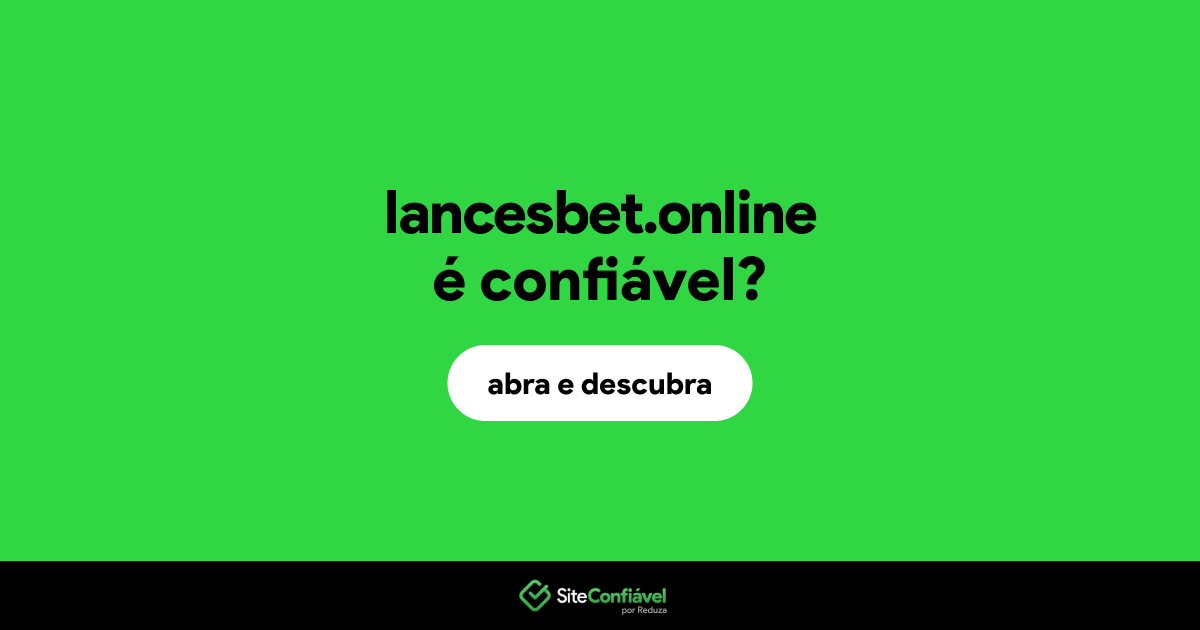O site lancesbet.online é confiável?