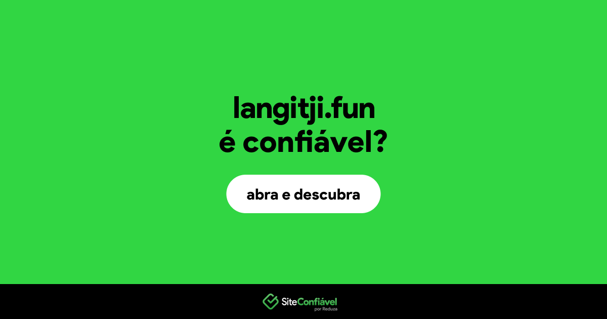 O site langitji.fun é confiável?