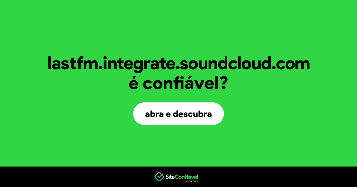 O site lastfm.integrate.soundcloud.com é confiável?