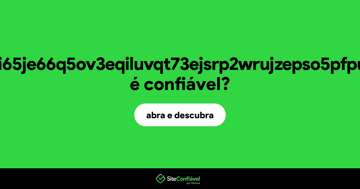 O site ldgsainpy4i65je66q5ov3eqiluvqt73ejsrp2wrujzepso5pfpupgid.onion é confiável?