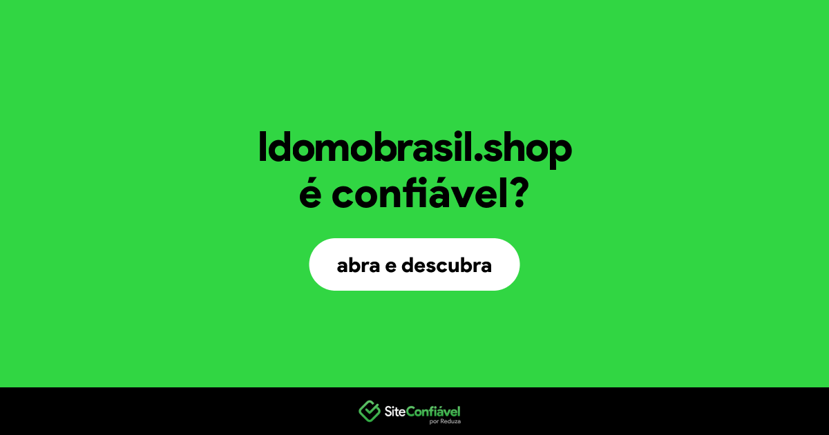 O site ldomobrasil.shop é confiável?