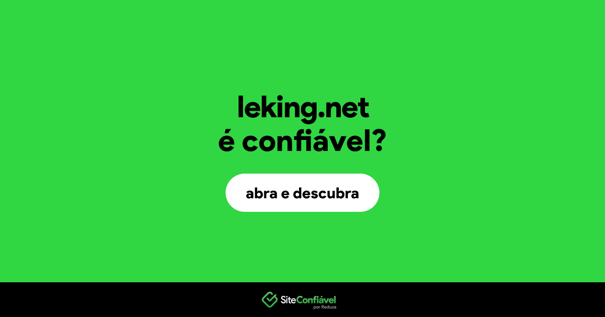 O site leking.net é confiável?