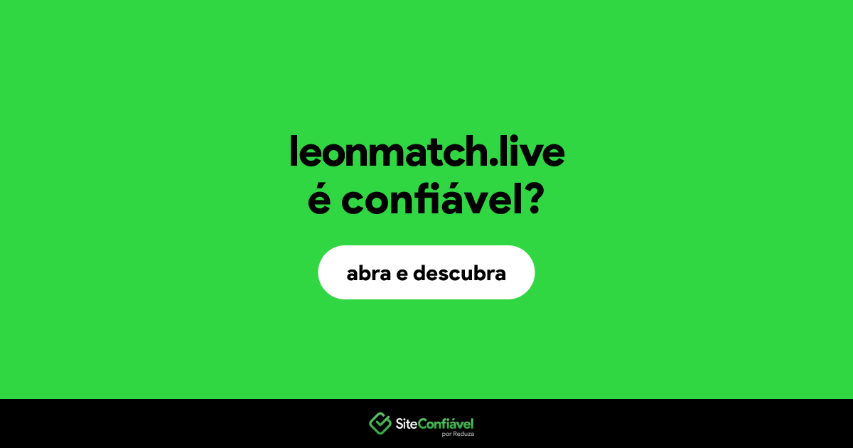 O site leonmatch.live é confiável?