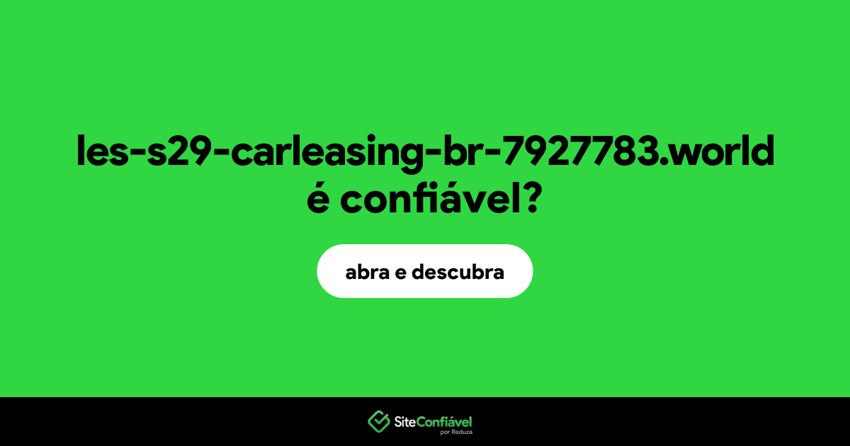 O site les-s29-carleasing-br-7927783.world é confiável?
