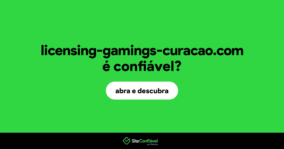 O site licensing-gamings-curacao.com é confiável?