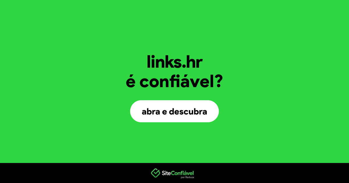 O site links.hr é confiável?