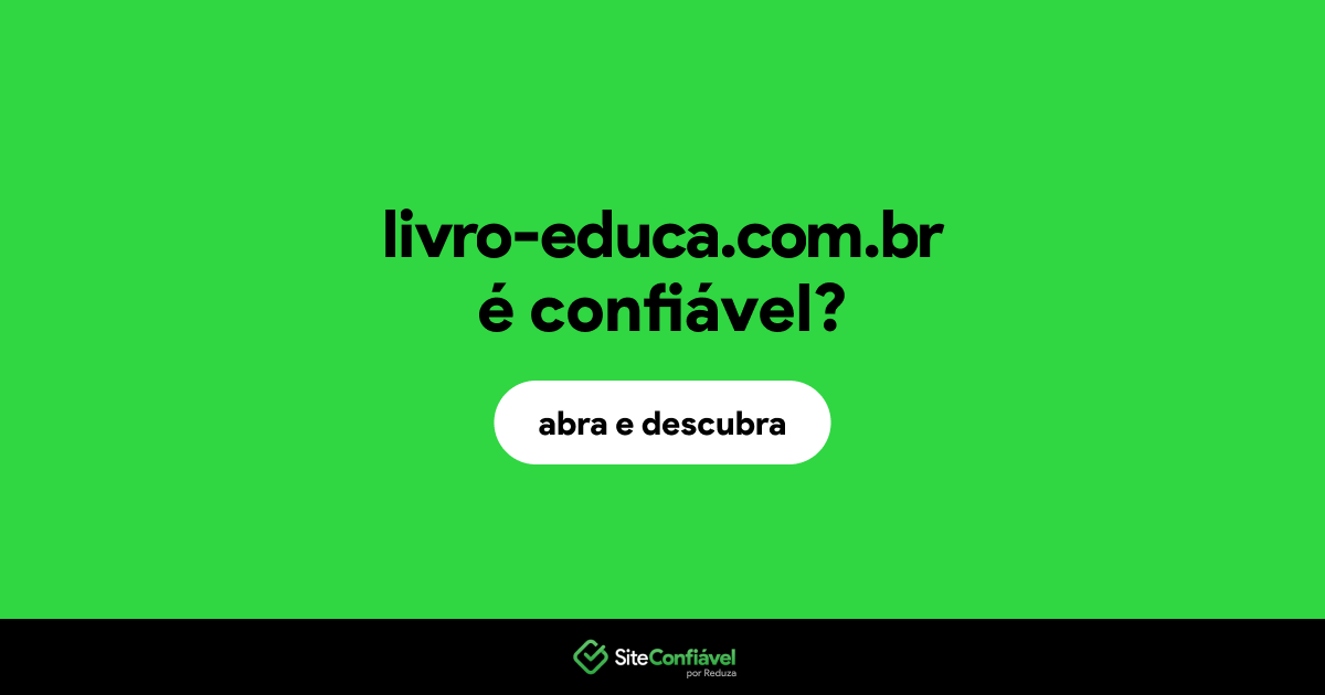 O site livro-educa.com.br é confiável?