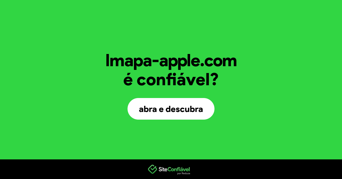O site lmapa-apple.com é confiável?
