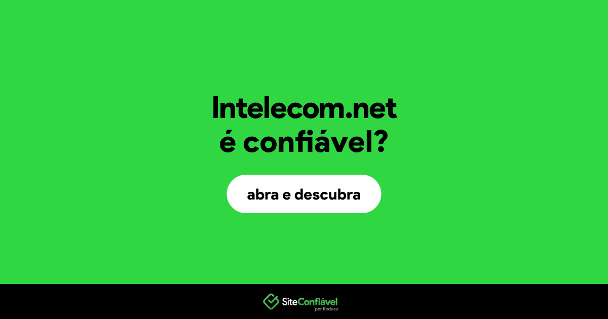 O site lntelecom.net é confiável?