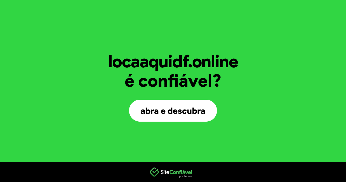 O site locaaquidf.online é confiável?