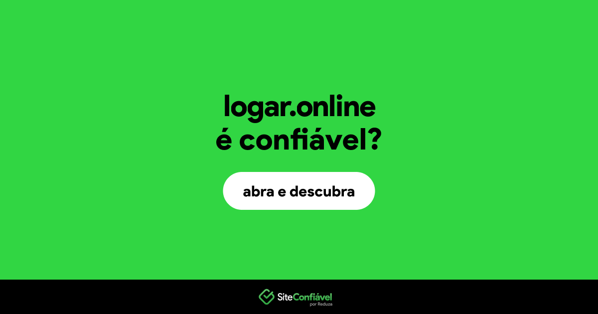 O site logar.online é confiável?