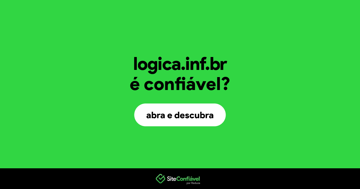 O site logica.inf.br é confiável?