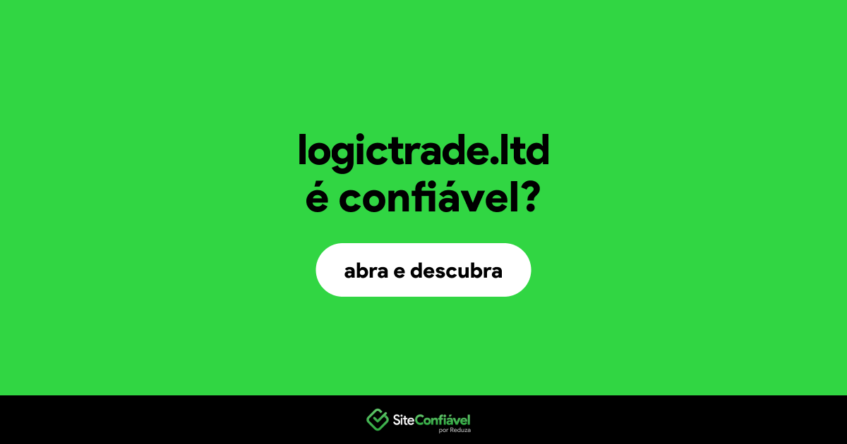 O site logictrade.ltd é confiável?