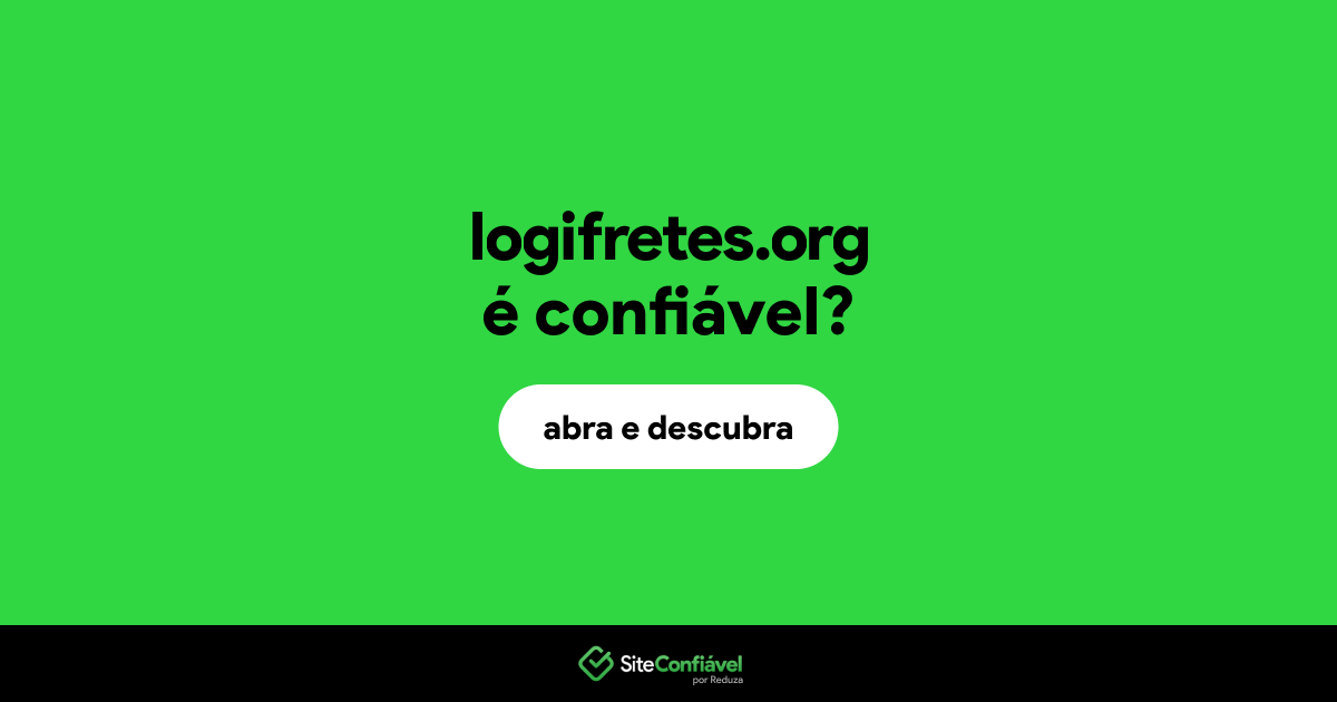 O site logifretes.org é confiável?