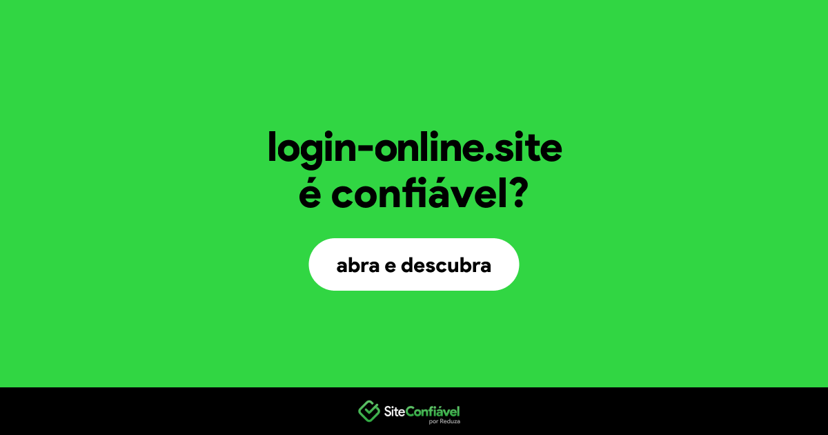 O site login-online.site é confiável?