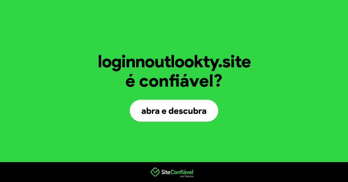 O site loginnoutlookty.site é confiável?