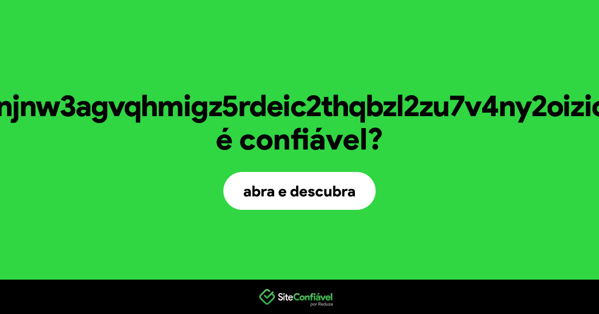 O site loliporndhbnjnw3agvqhmigz5rdeic2thqbzl2zu7v4ny2oiziop6ad.onion é confiável?