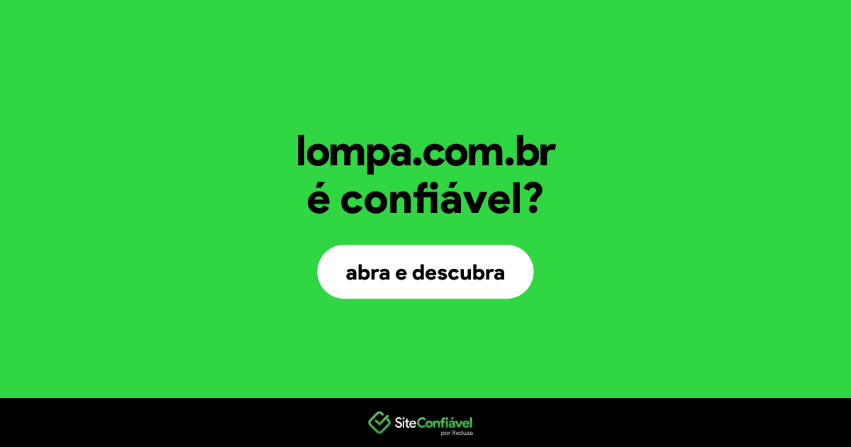 O site lompa.com.br é confiável?