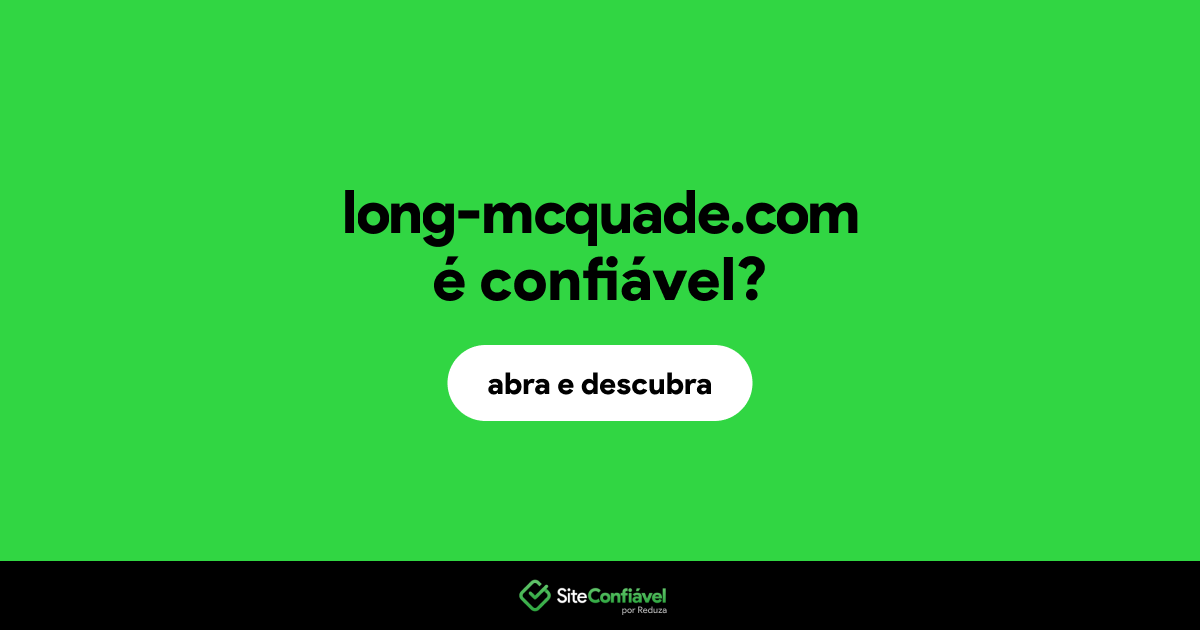 O site long-mcquade.com é confiável?