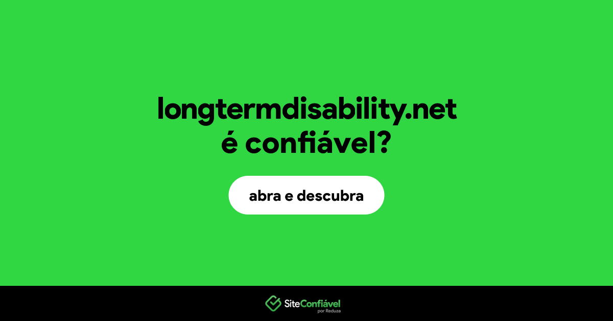 O site longtermdisability.net é confiável?
