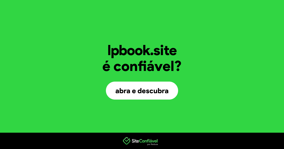 O site lpbook.site é confiável?